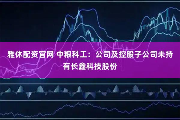 雅休配资官网 中粮科工：公司及控股子公司未持有长鑫科技股份